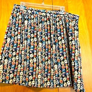 Jcrew floral skirt